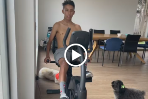 VIDEO: Egan Bernal is already cycling again after horrific crash