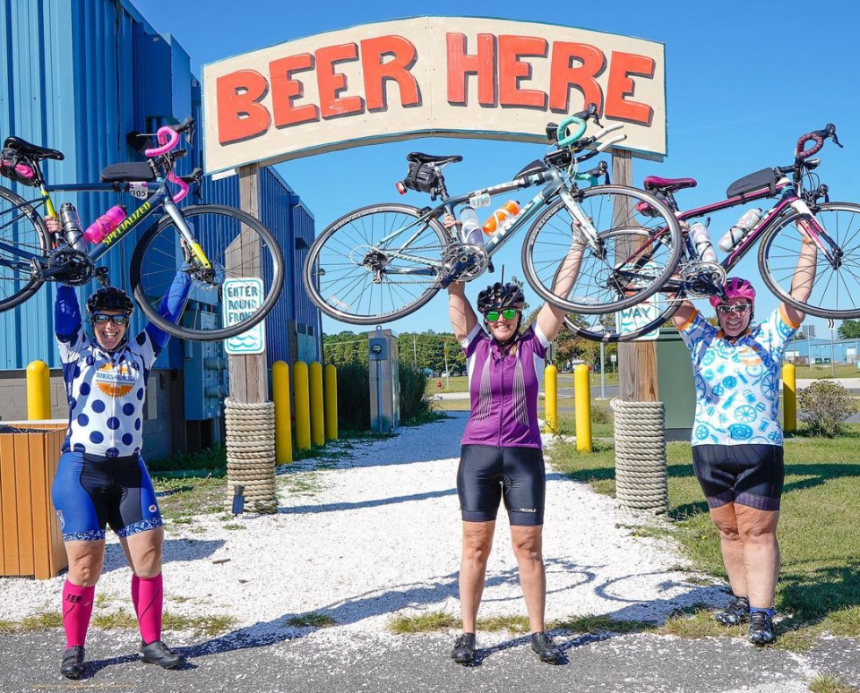 Photo: When you just rode 30 miles and know a cold beer is waiting for you!