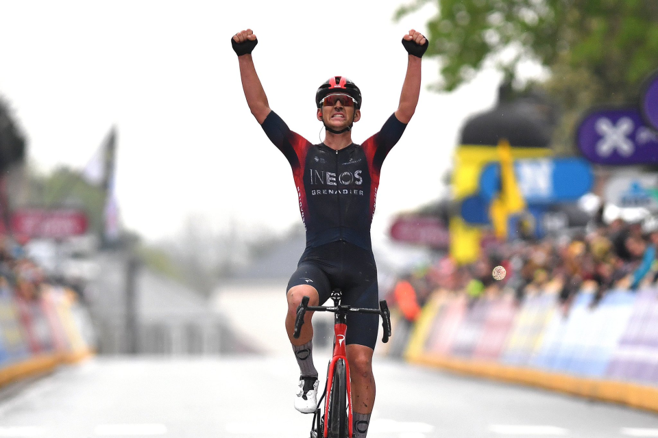 American Magnus Sheffield wins De Brabantse Pijl with a Solo Attack