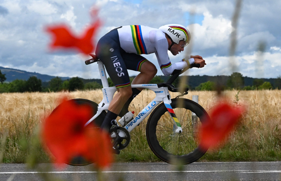 Filippo Ganna fastest at Criterium du Dauphine Time Trial