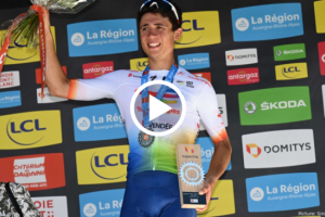 Valentin Ferron wins 6th stage of Critérium du Dauphiné, from the breakaway
