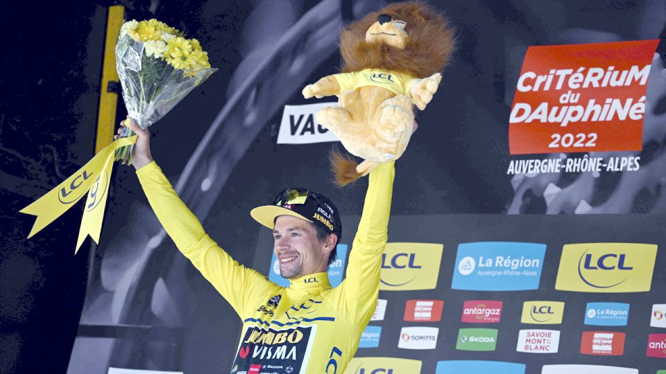 Roglic Storms to Critérium du Dauphiné lead as Verona wins Stage 7