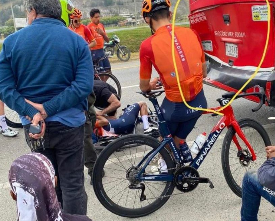 Egan Bernal hospitalized after horrendous crash with a bus