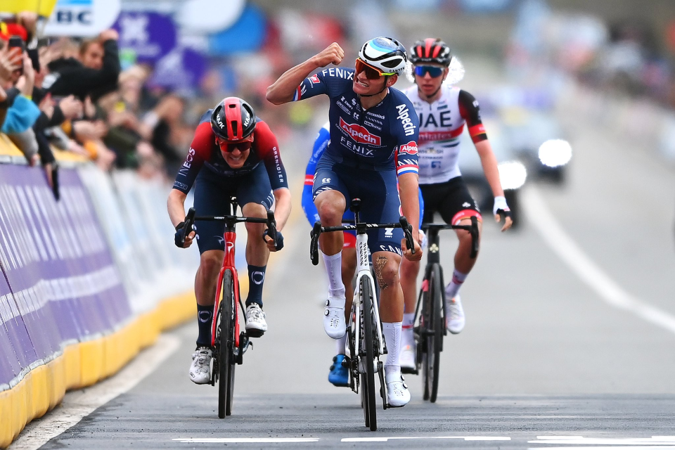 Mathieu van der Poel wins the Tour of Flanders