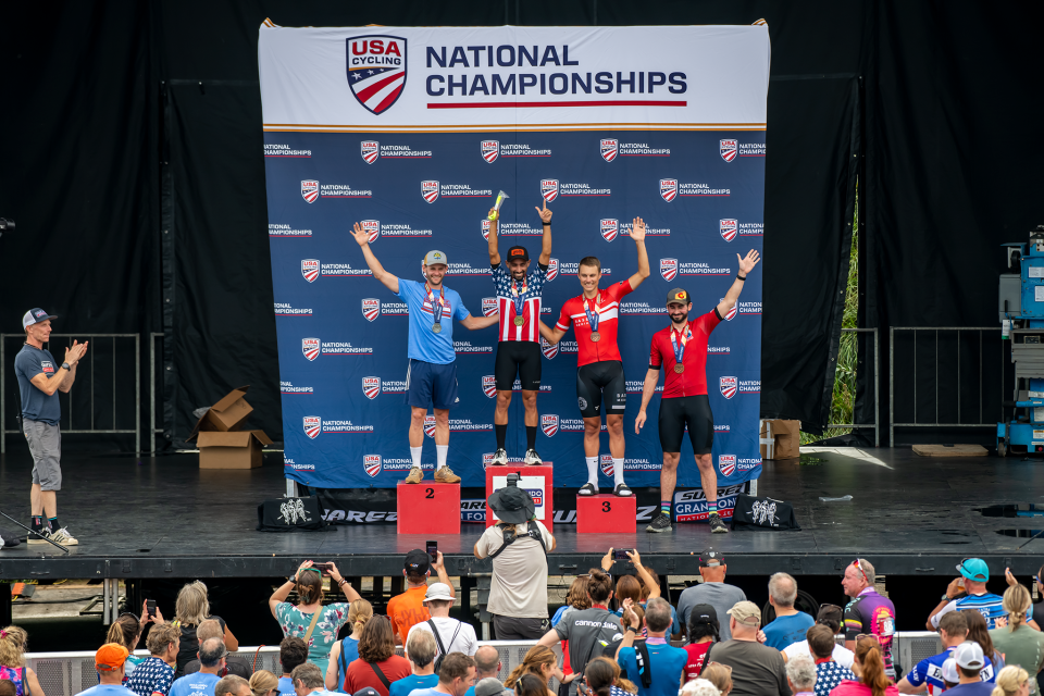 In the Asheville Gran Fondo, Taylor Delhagen was fastest ahead of Nick