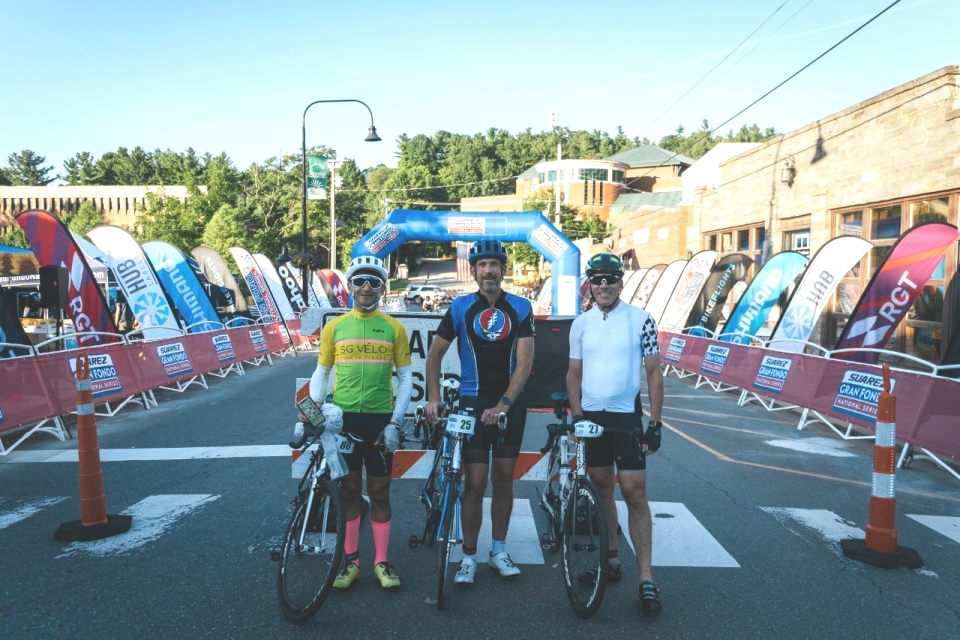 A cool early start saw cyclists tackle one of three routes from the start outside series sponsor Capua Law Firm