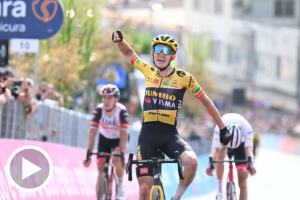 Bouwman win's his first grand tour stage as López keeps Giro lead