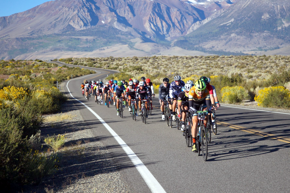 The Mammoth Gran Fondo returned back to closed roads in the Sierra Nevada mountains 