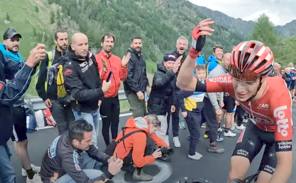 VIDEO: Marmolada Madness! Tifosi go crazy on the final climb of the Giro!