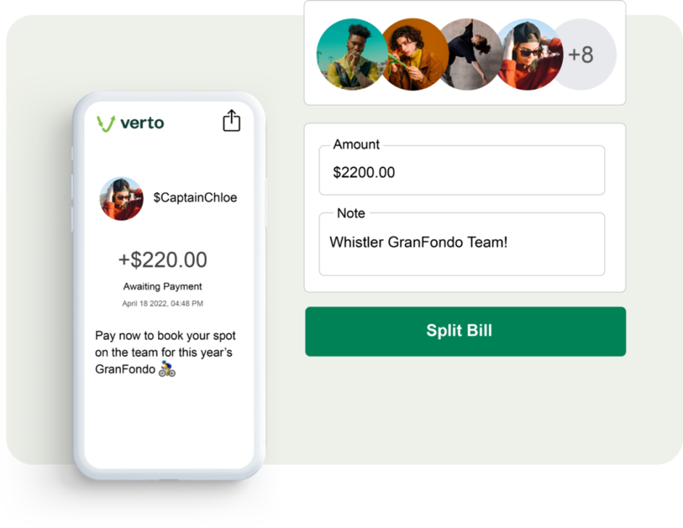 Team Captains, use Verto to collect team fees for RBC GranFondo Whistler 2022 