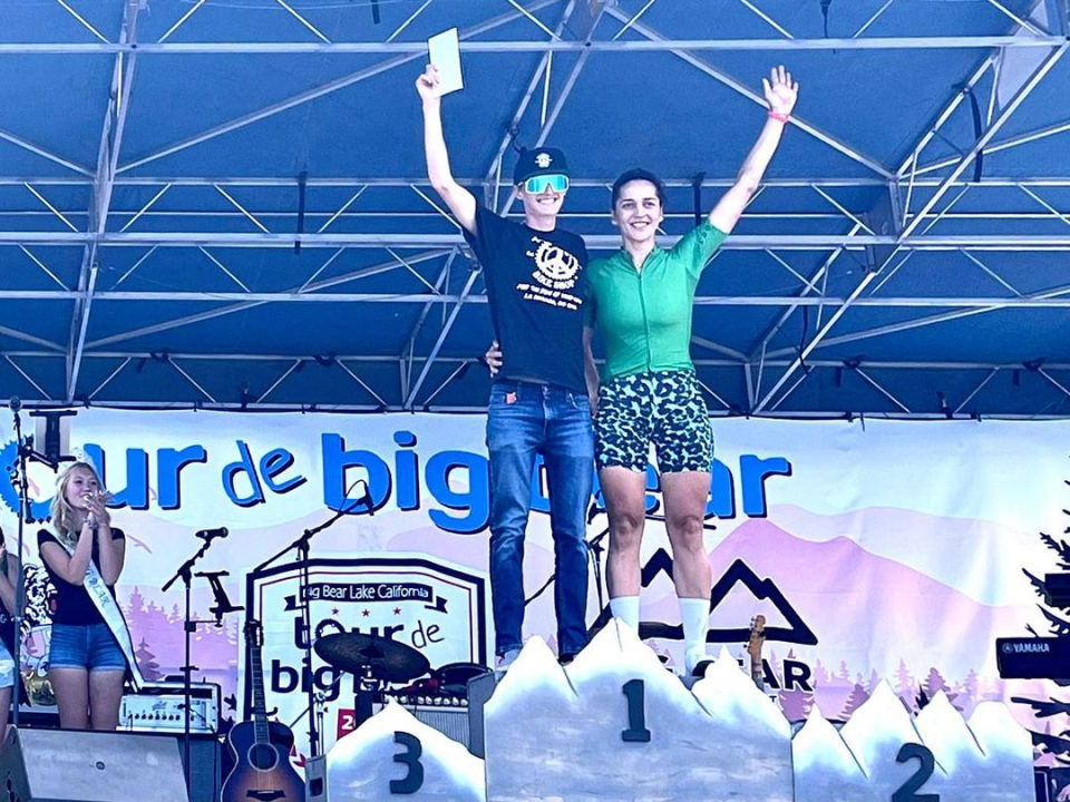 Georgeta Ungureanu for winning Tour de Big Bear 70 mile QOM this year