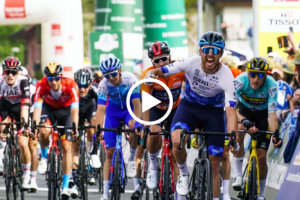 Patrick Bevin sprints to Tour de Romandie Stage 3 Victory