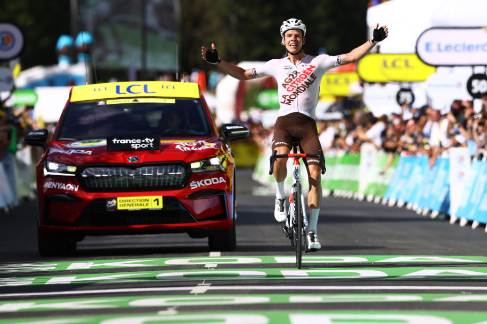 Bob Jungels finally wins a Tour de France stage, Pogacar keeps Yellow