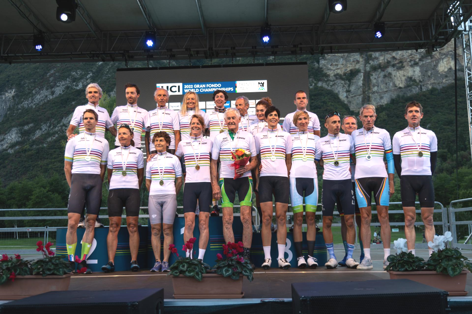 New 2022 UCI Gran Fondo World Champions