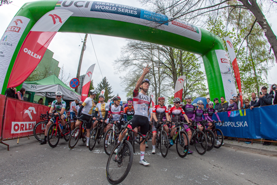 Rafael Majka rides his new UCI Gran Fondo in Poland