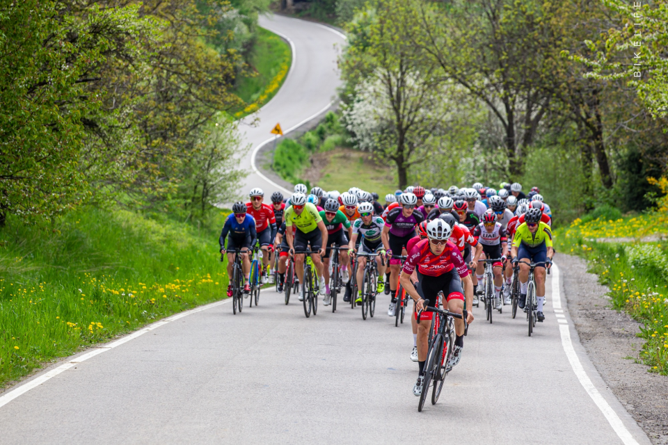 The first edition of Majka Granfondo in Myslenice in the south of Poland
