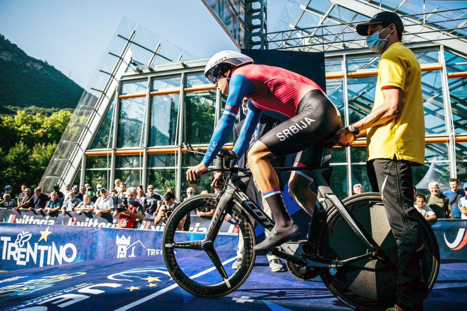 The time trial is on an entirely flat 19,6 km course that largely replicates the one on which the Time Trial European titles in Trento from 2021
