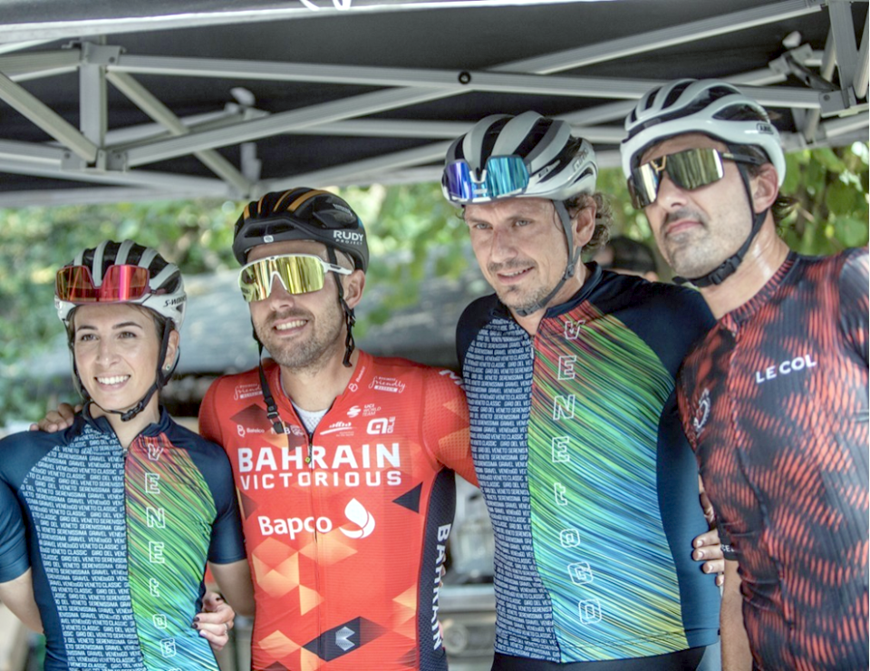 Cyclists celebrate Veneto week with Cancellara, Colbrelli and Pozzato!
