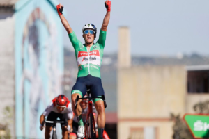 Mads Pedersen soars to Victory on uphill finish In Montilla