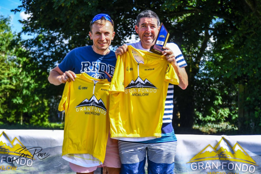 winners received a special Gran Fondo Wicklow Jersey