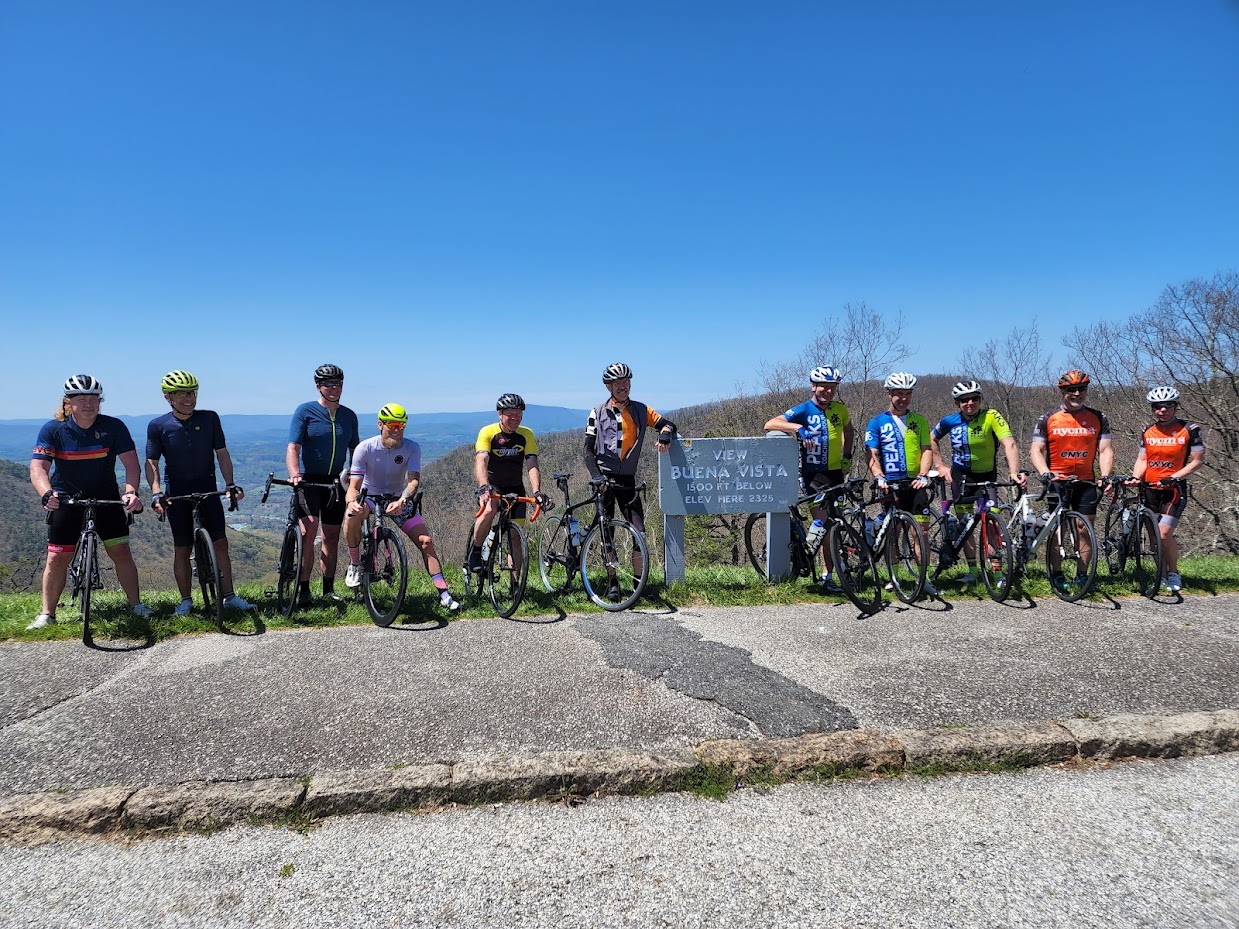 2025 Spring Blue Ridge Mountains Cycling Camp