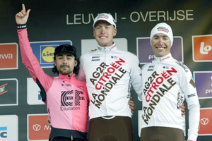 Dorian Godon wins De Brabantse Pijl with teammate Benoît Cosnefroy 3rd