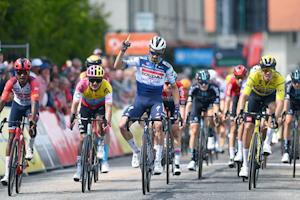 Alaphilippe back in form with Dauphine second stage sprint win