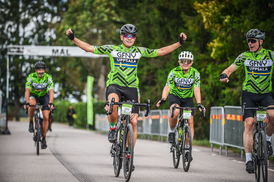 For the inaugural edition of GFNY Sweden Uppsala racers tackled 133.8km with 1592m of climbing
