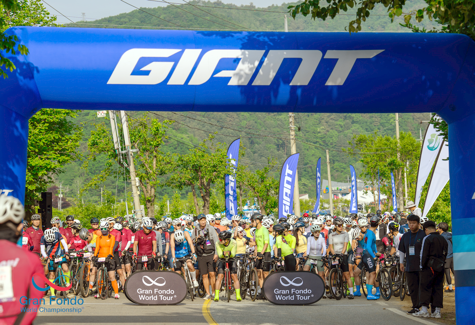 6,400 cyclists take part in the 2023 Gran Fondo World Tour ® Championship at the Giant Seorak Granfondo in South Korea