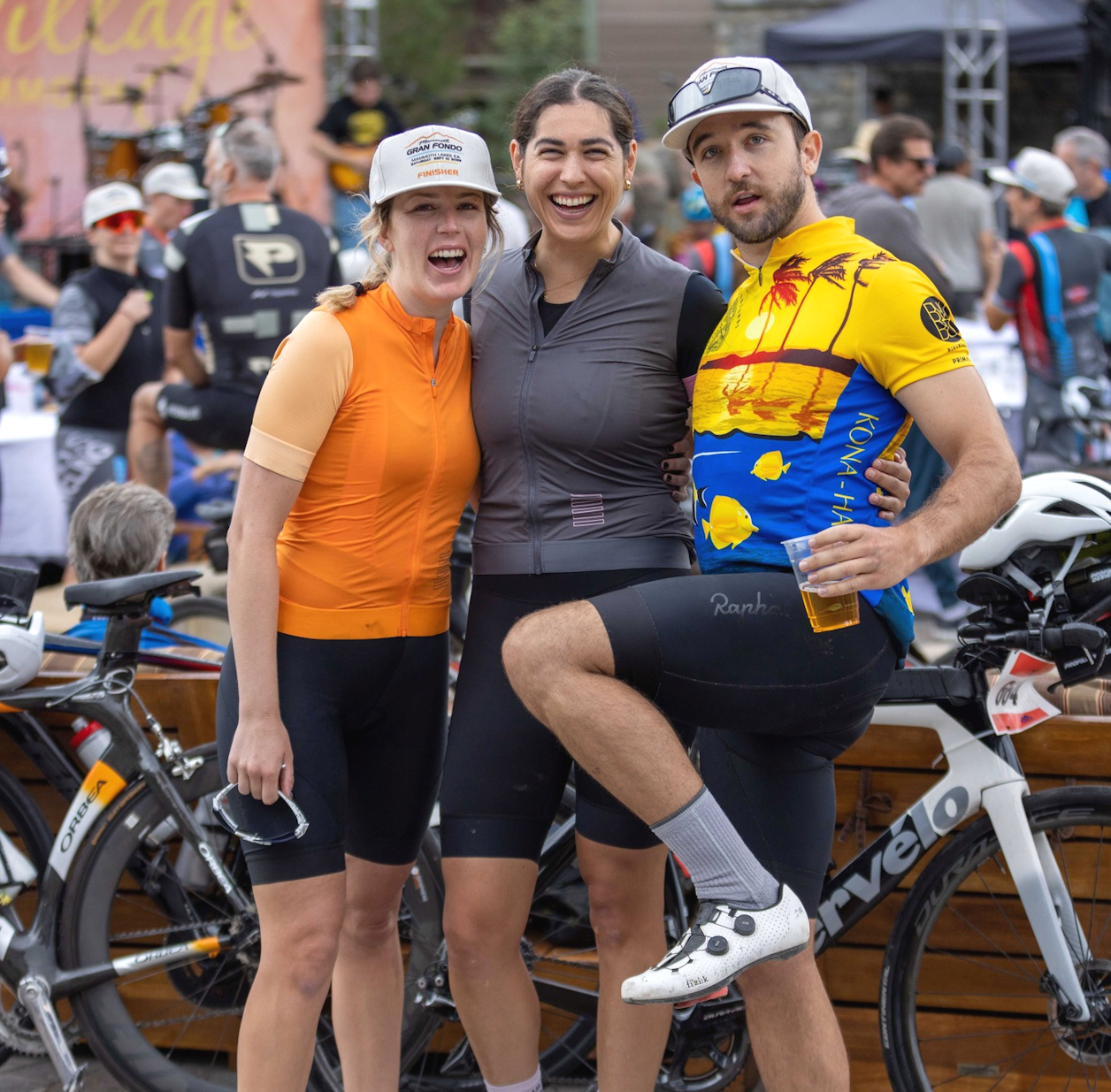 Photo: Celebrate at the post-ride party in the Village at Mammoth with a beer - or two …