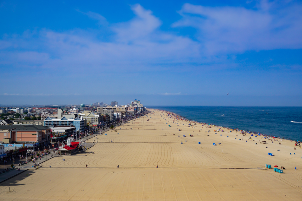 Hop off your bike at the finish and head to Ocean City’s famous harbor 