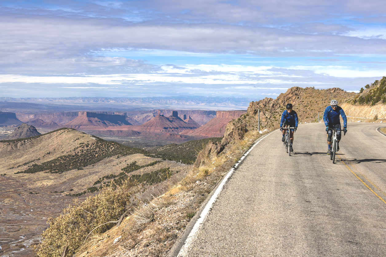 The Gran Fondo Moab will follow the La Sal Mountain Loop Road