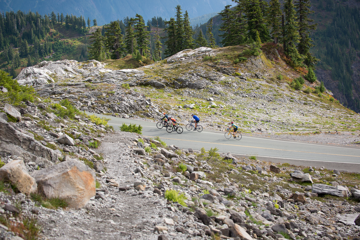 Photo: The parkway dead ends at Artist Point after 4400+ feet of climbing over 22 miles!