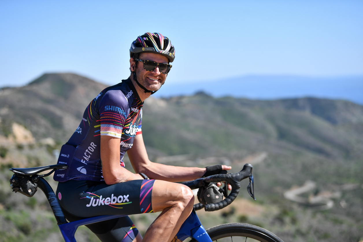 Photo: Ex-professional Phil Gaimon (Worst Retirement Ever) is looking forward to climbing Mount Baker!