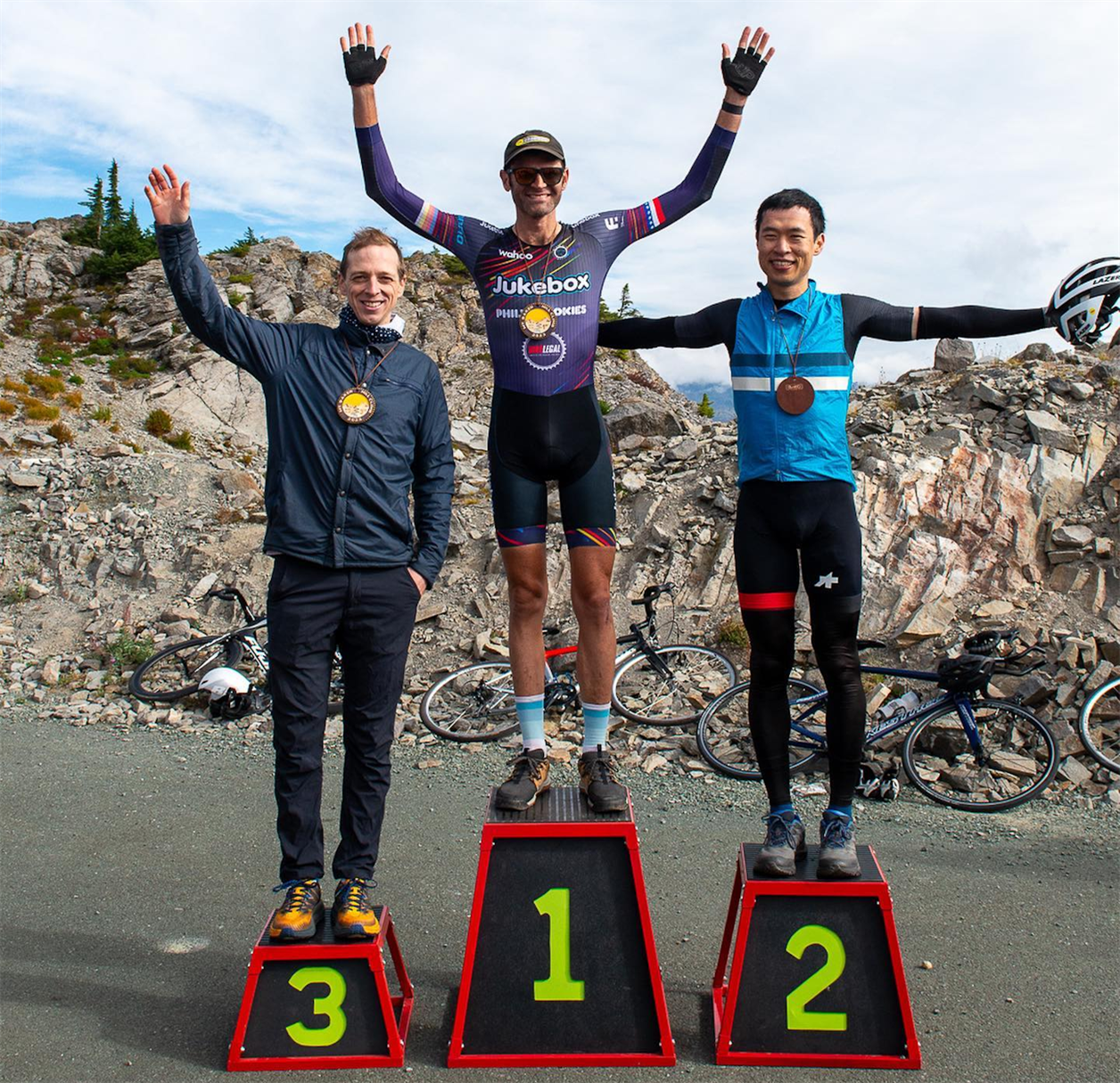 2023 Mount Baker Hill Climb Overall Podium