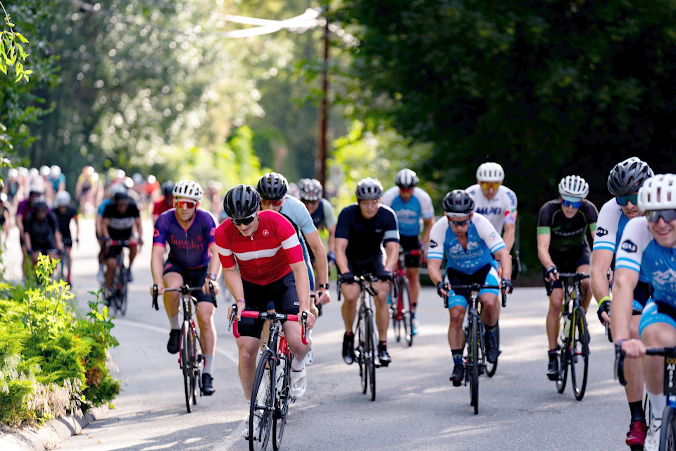 Thousands of cyclists take part in the 11th Okanagan Granfondo