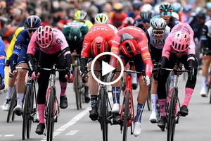 Mads Pedersen wins chaotic sprint on Stage 2 of Paris-Nice