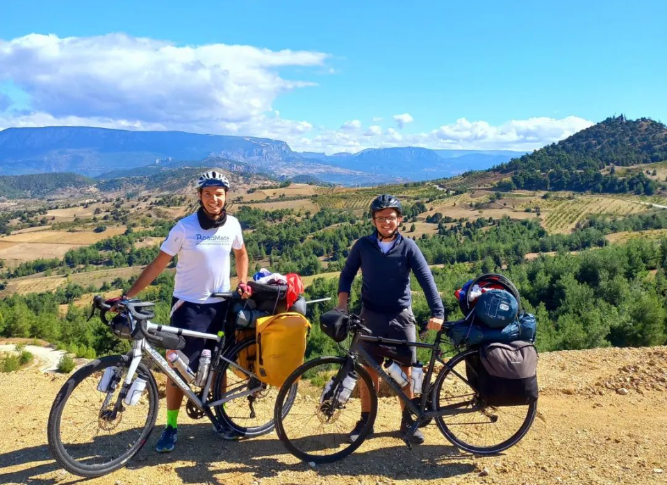 Two French Cyclists cycle over 4,000 miles to watch Soccer World Cup