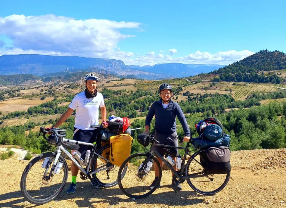 Two Crazy French Cyclists cycle over 4 300 miles to watch Soccer