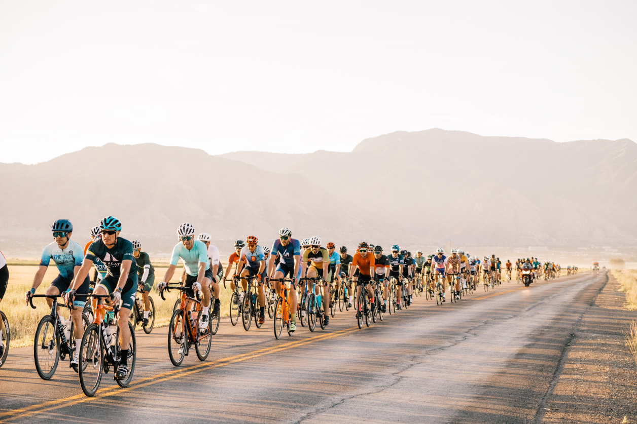 Photo: The open roads in Utah’s Cache Valley provide breath-taking views and the opportunity to enjoy some great group riding and rider support and virtually traffic free roads