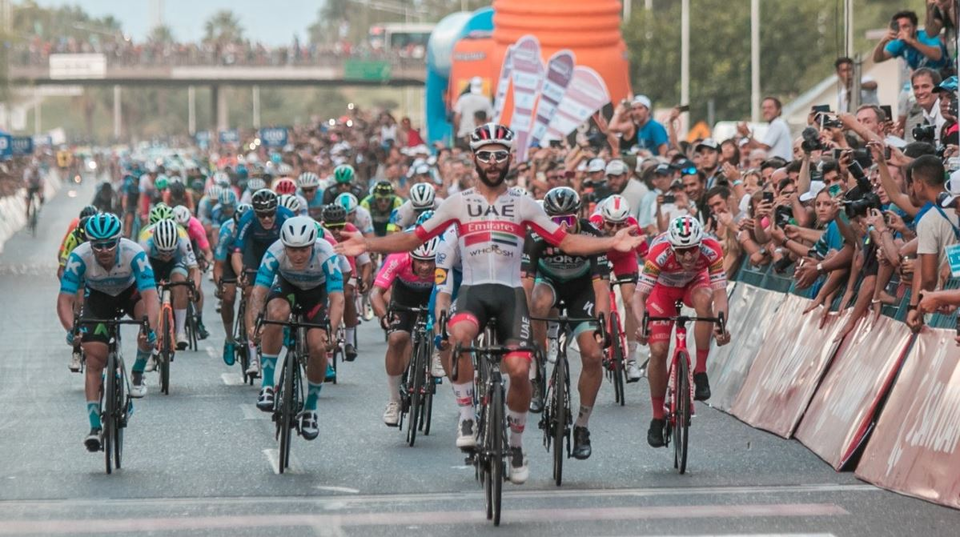 Fernando Gaviria finally gets a stage win at the Vuelta San Juan