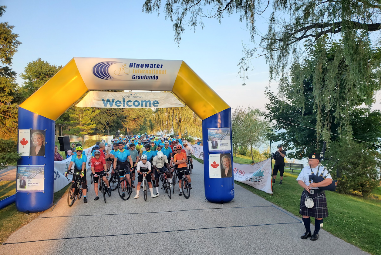 Over 1,000 cyclists celebrate at the 8th Bluewater International Gran Fondo