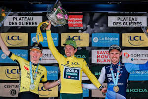 Roglic loses time on final stage to narrowly win his second Dauphine title