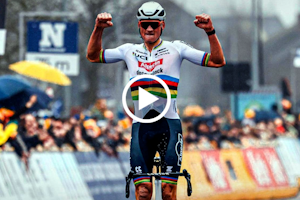 Van der Poel crushes his rivals with multiple attacks at E3 Saxo Classic