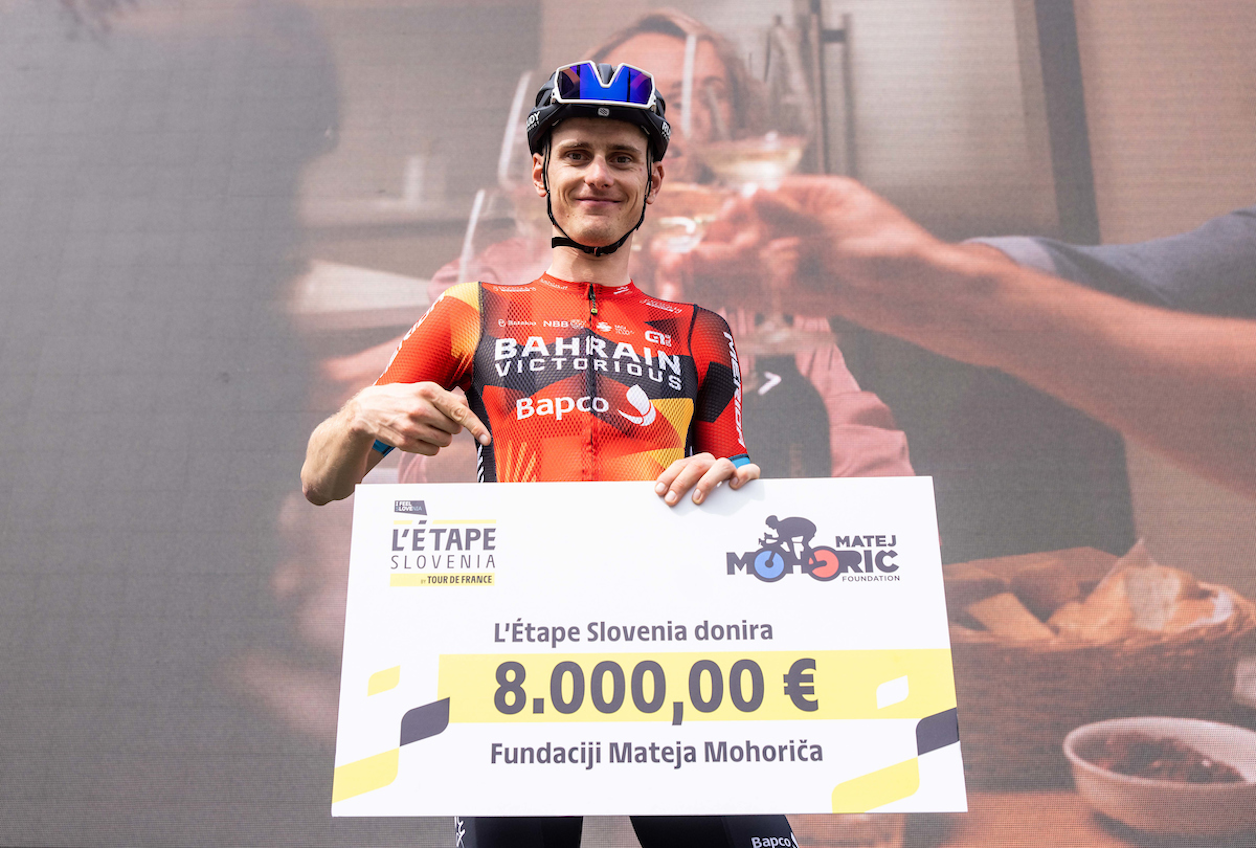 Part of the funds raised were once again donated to the Matej Mohoric Foundation