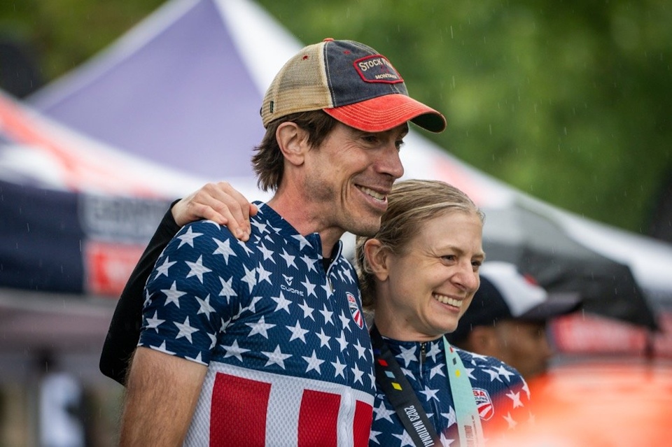 2023 USA Cycling Gran Fondo National Champions Andrew Knight and Jill Patterson both defended their 