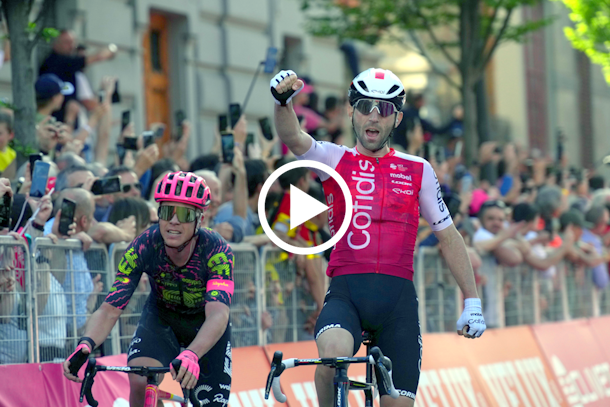 Benjamin Thomas wins stage 5 of Giro d'Italia from the breakaway