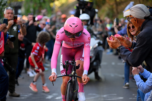Tadej Pogacar crushes Ganna in time trial to win Giro d’Italia stage 7