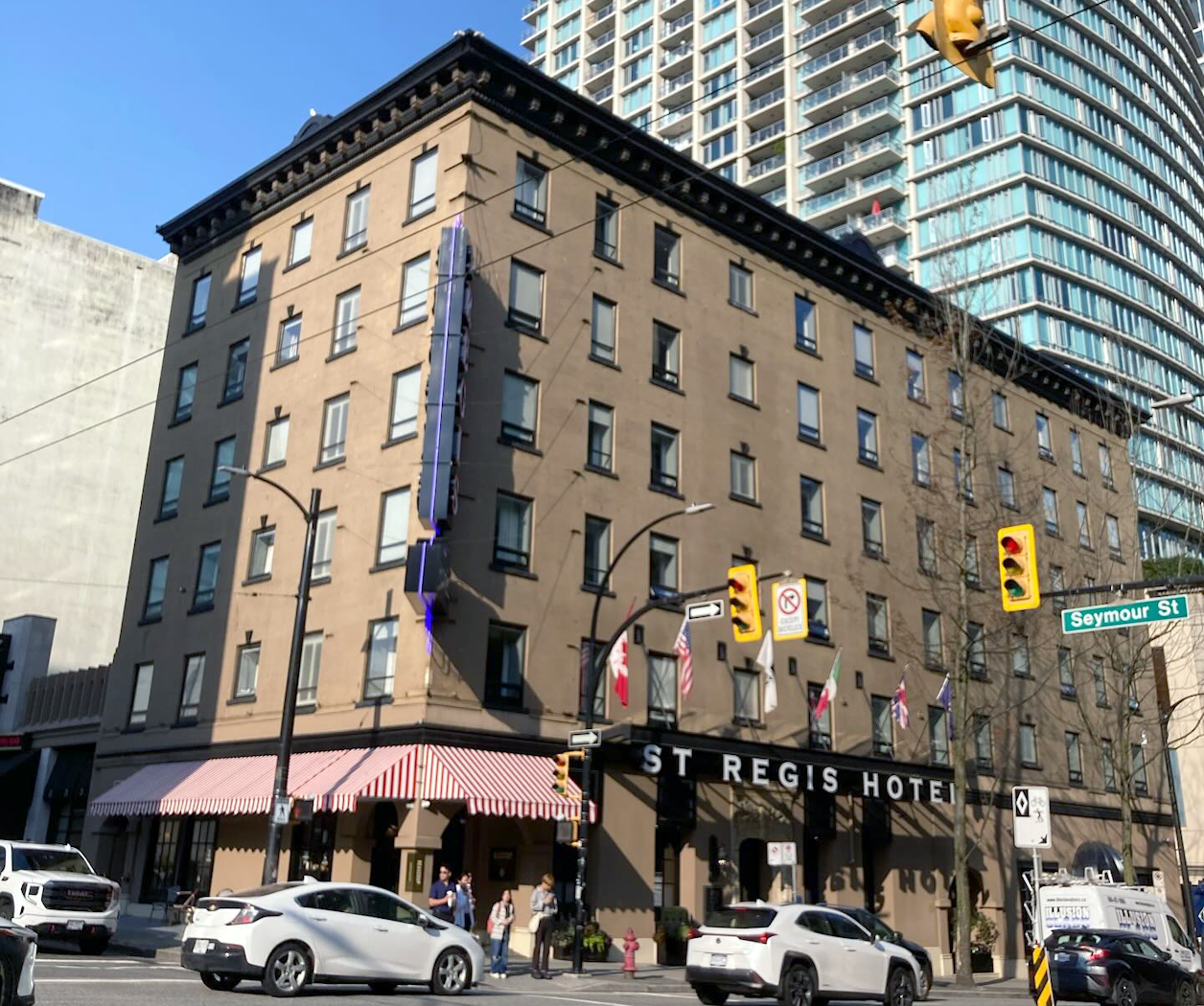 Photo: The very comfortable 4-star St. Regis Hotel in downtown Vancouver, long time Sponsor