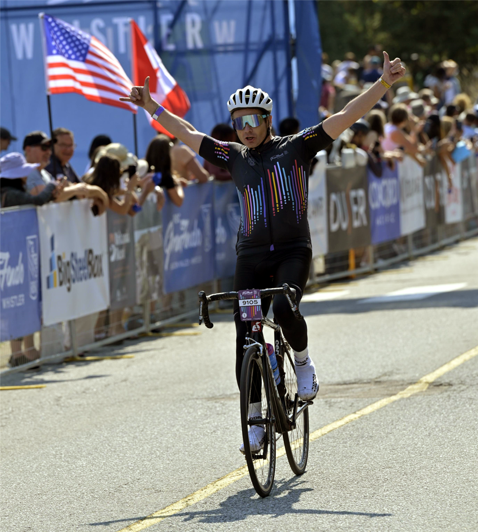 Photo: Someone shouted Cipollini! I was stoked to finish and down a few cold Beers!